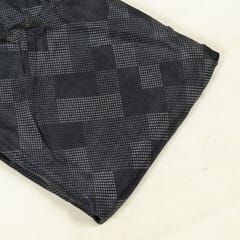 Black Colour Uppada Silk Digital Printed Fabric