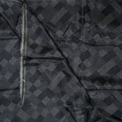 Black Colour Uppada Silk Digital Printed Fabric