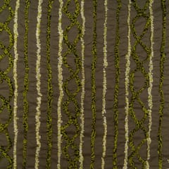 Olive Green Colour Cotton Cambric Dobby Fabric