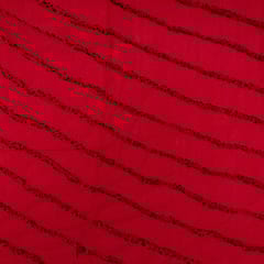 Red Colour Cotton Cambric Dobby Fabric