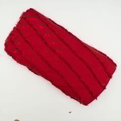 Red Colour Cotton Cambric Dobby Fabric