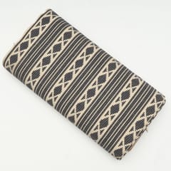 Blue with White Colour Cotton Acrylic Fabric