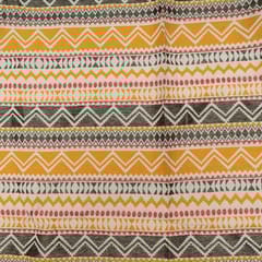 Multi Colour Cotton Jacquard Fabric