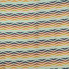 Multi Colour Cotton Jacquard Fabric