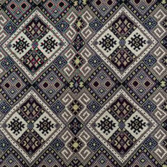 Multi Colour Cotton Jacquard Fabric
