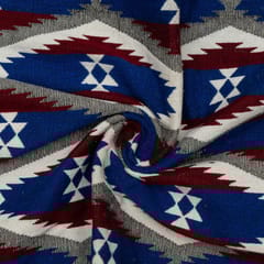 Multi Colour Cotton Jacquard Fabric