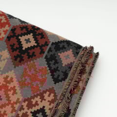 Multi Colour Cotton Jacquard Fabric