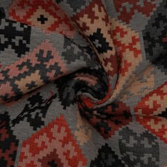 Multi Colour Cotton Jacquard Fabric