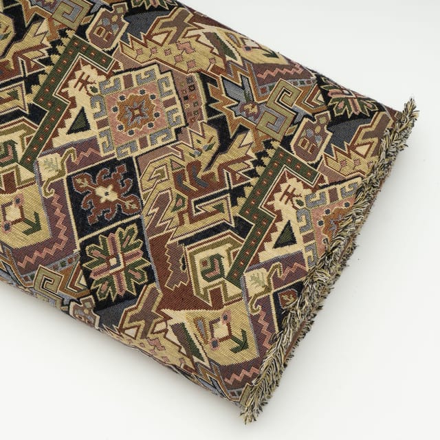 Multi Colour Cotton Jacquard Fabric