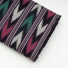 Multi Colour Cotton Ikat Fabric