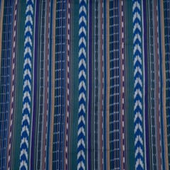 Multi Colour Cotton Ikat Fabric
