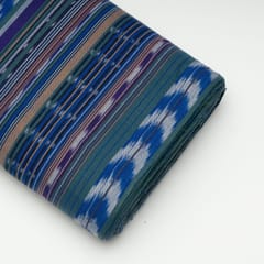 Multi Colour Cotton Ikat Fabric
