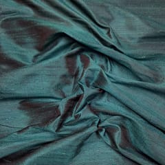 Peacock Blue Colour 70 Gm Raw Silk Fabric
