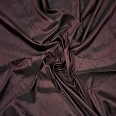Dark Wine Colour 70 Gm Raw Silk Fabric