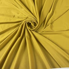 Mustard Colour Lycra Lining Fabric