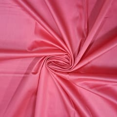 Coral Colour Glace Cotton Fabric