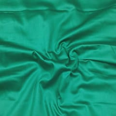 Green Colour Glace Cotton Fabric