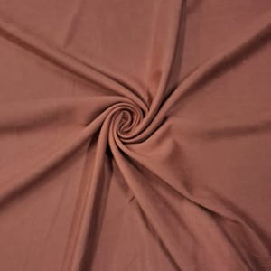 Dark Dusty Pink Colour Suede Fabric