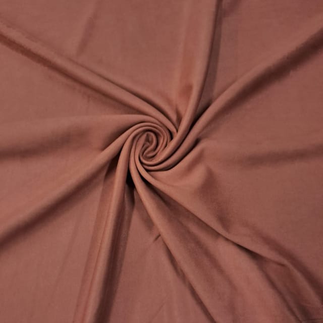 Dark Dusty Pink Colour Suede Fabric