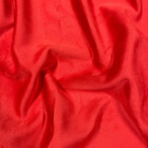 Red Colour Suede Fabric
