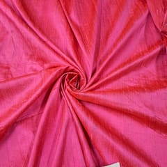 Pink Colour 70Gm Raw Silk Fabric