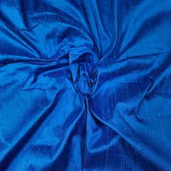 Royal Blue Colour 70Gm Raw Silk Fabric