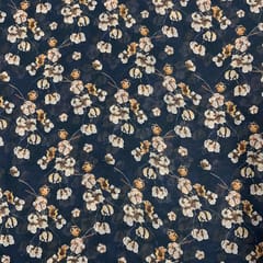 Multi Colour Georgette Printed Fabric