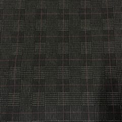Black Colour Woolen Printed Fabric