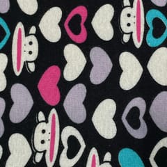 Multi Colour Woolen Printed Fabric