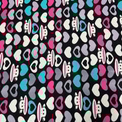 Multi Colour Woolen Printed Fabric