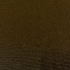 Dark Brown Colour Woolen Plain Fabric