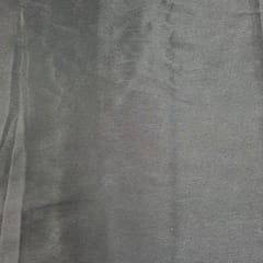 Dark Grey Colour Poly Satin Fabric