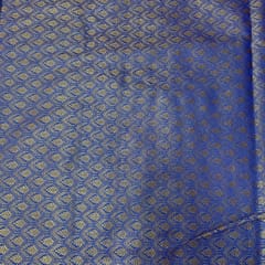 Blue Colour Brocade Fabric