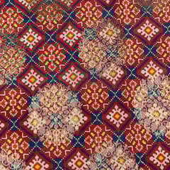 Multi Colour Semi Brocade Fabric