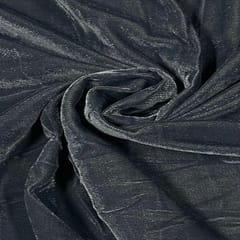Grey Colour Velvet Fabric