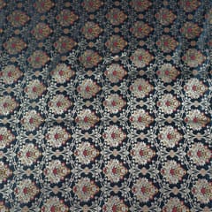 Black Colour Brocade Fabric