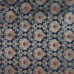 Black Colour Brocade Fabric