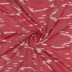 Gajree Colour Cotton Ikat Fabric