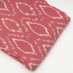 Gajree Colour Cotton Ikat Fabric