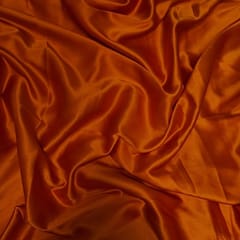 Orange Colour Poly Satin Fabric (N84)