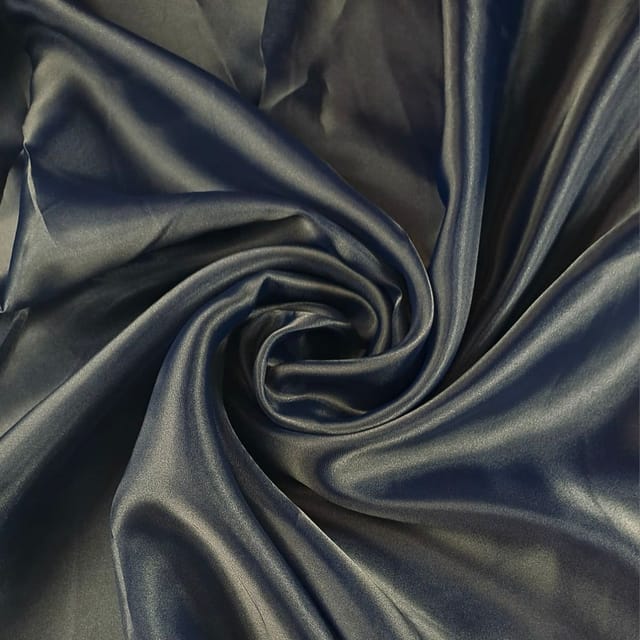 Dark Blue Colour Organza Fabric
