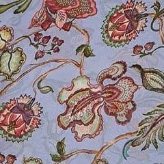 Multi Colour Georgette Printed Fabric