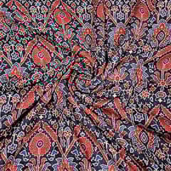 Multi Colour Georgette Printed Fabric
