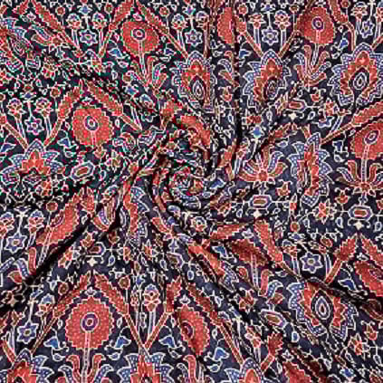 Multi Colour Georgette Printed Fabric