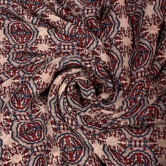 Multi Colour Georgette Printed Fabric