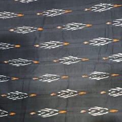 BlackColour Cotton Ikat Fabric