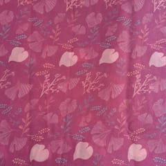 Multi Colour Shimmer Georgette Printed Fabric