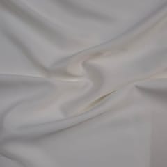 White Colour Crepe Satin Fabric