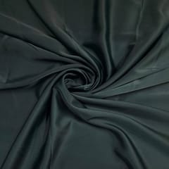 Black Colour Crepe Satin Fabric