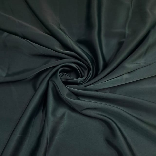 Black Colour Crepe Satin Fabric